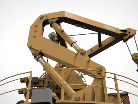 9-Ton manipulator crane 3D Model