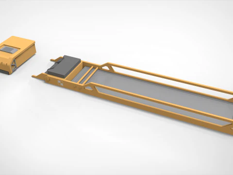 Sci-fi Architecture kitbash 51 3D Model