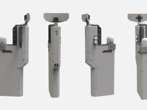 SF アーキテクチャ キットバッシュ 50 3Dモデル