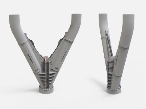 SF アーキテクチャ キットバッシュ 50 3Dモデル