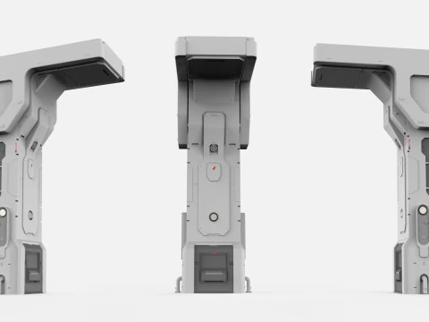 SF アーキテクチャ キットバッシュ 50 3Dモデル