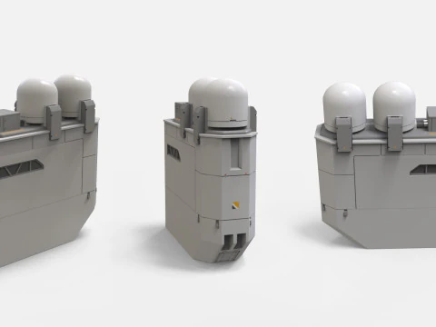 SF アーキテクチャ キットバッシュ 50 3Dモデル