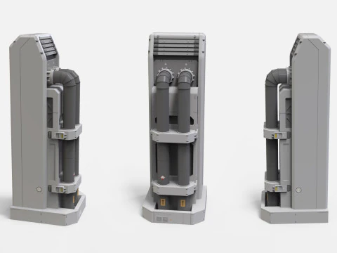 SF アーキテクチャ キットバッシュ 50 3Dモデル