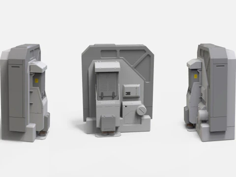 SF アーキテクチャ キットバッシュ 50 3Dモデル