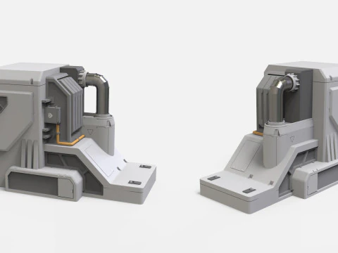 SF アーキテクチャ キットバッシュ 50 3Dモデル