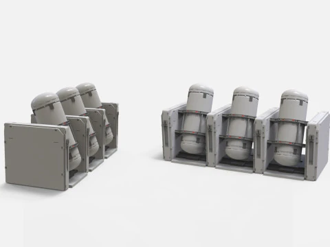 SF アーキテクチャ キットバッシュ 50 3Dモデル