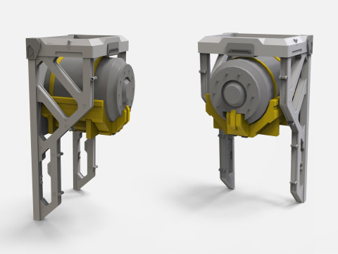 Sci-fi Architecture kitbash 50 3D 模型