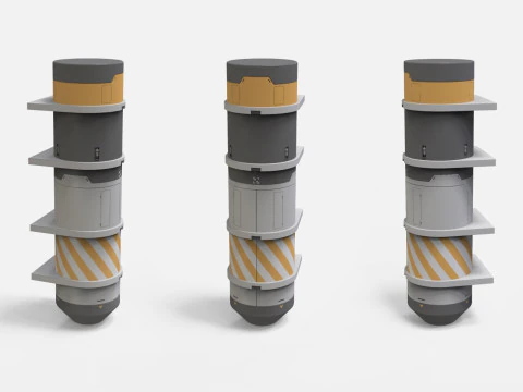 SF アーキテクチャ キットバッシュ 50 3Dモデル