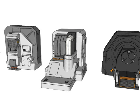 SF アーキテクチャ キットバッシュ 50 3Dモデル