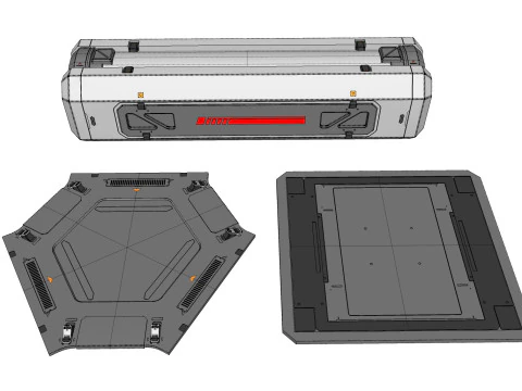 SF アーキテクチャ キットバッシュ 50 3Dモデル