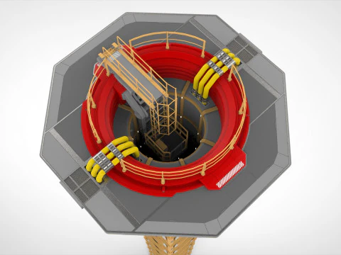 Науково-фантастичний ліфт 1 3D Модель