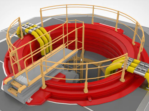 Науково-фантастичний ліфт 1 3D Модель