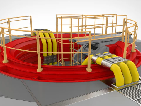 Науково-фантастичний ліфт 1 3D Модель