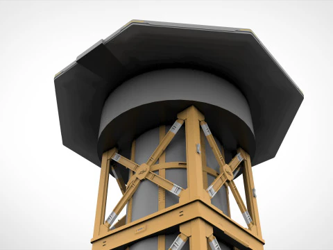 Науково-фантастичний ліфт 1 3D Модель