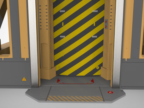 Sci-Fi elevator 1 3D Модель