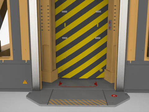 Науково-фантастичний ліфт 1 3D Модель