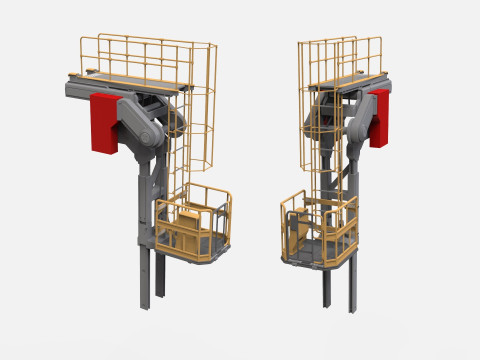 Sci-Fi elevator 1 3D Модель