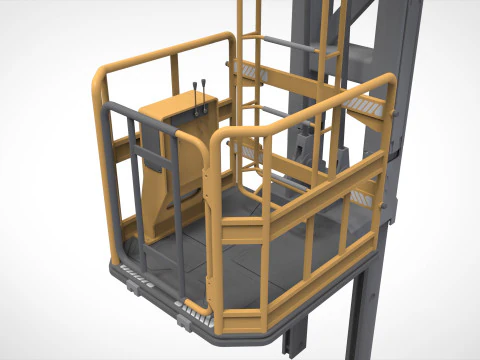 Науково-фантастичний ліфт 1 3D Модель