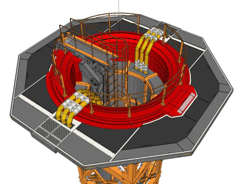 Науково-фантастичний ліфт 1 3D Модель