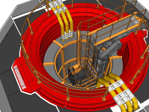 Науково-фантастичний ліфт 1 3D Модель