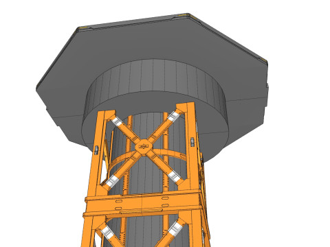 Sci-Fi elevator 1 3D Модель