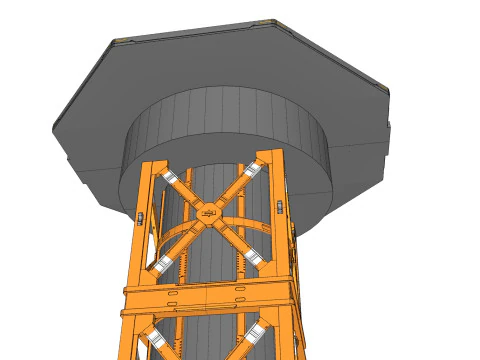 Науково-фантастичний ліфт 1 3D Модель