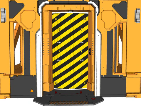 Науково-фантастичний ліфт 1 3D Модель