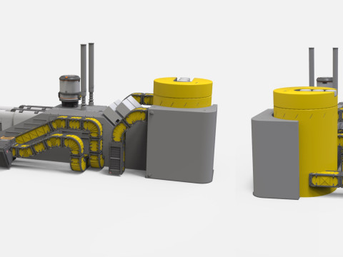 Sci fi props 7 3D Model
