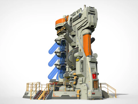 Sci-fi incubator 3D Model