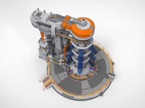 Sci-fi incubator Modelo 3D