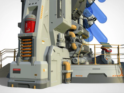Sci-fi incubator 3D Model