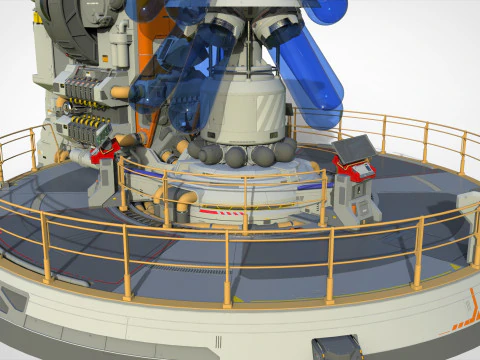 Sci-fi incubator 3D Model