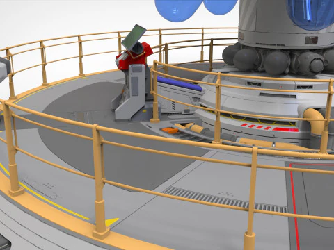 Sci-fi incubator 3D Model