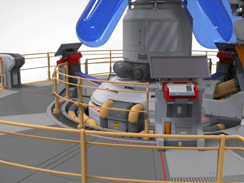 Sci-fi incubator 3D Model