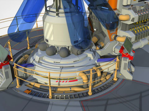 Sci-fi incubator 3D Model