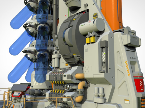 Sci-fi incubator Modelo 3D