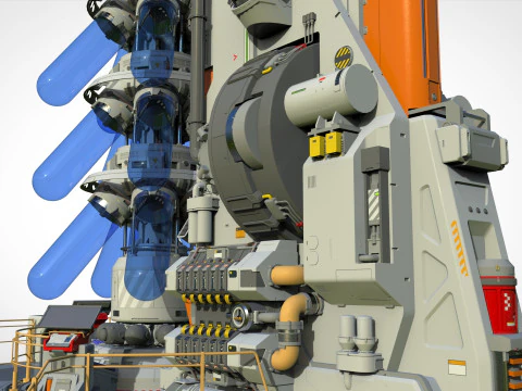Sci-fi incubator 3D Model