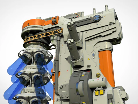 Sci-fi incubator 3D Model