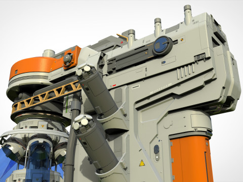 Sci-fi incubator Modelo 3D