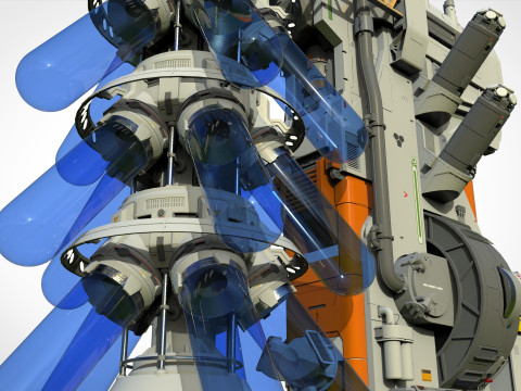 Sci-fi incubator Modelo 3D