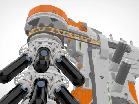 Sci-fi incubator 3D Model