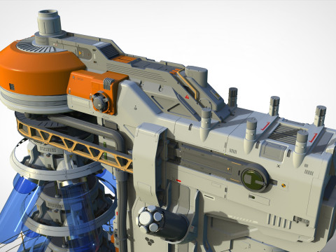 Sci-fi incubator Modelo 3D