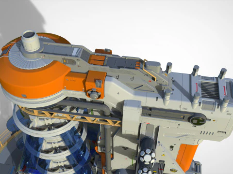 Sci-fi incubator 3D Model