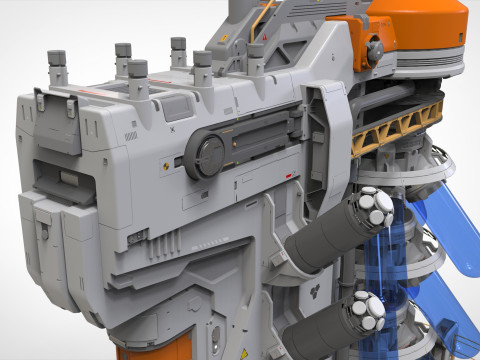 Sci-fi incubator Modelo 3D