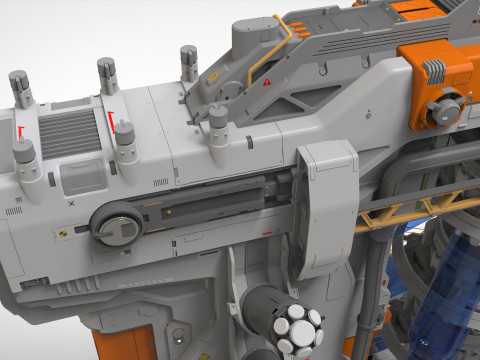 Sci-fi incubator Modelo 3D
