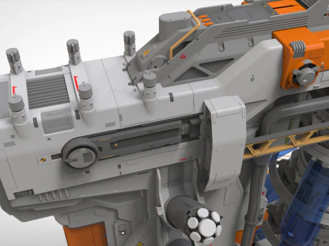 Sci-fi incubator 3D Model