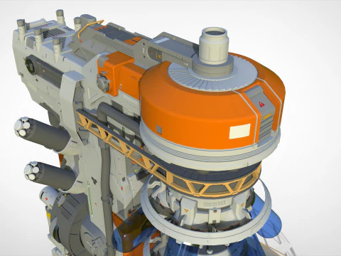 Sci-fi incubator 3D Model