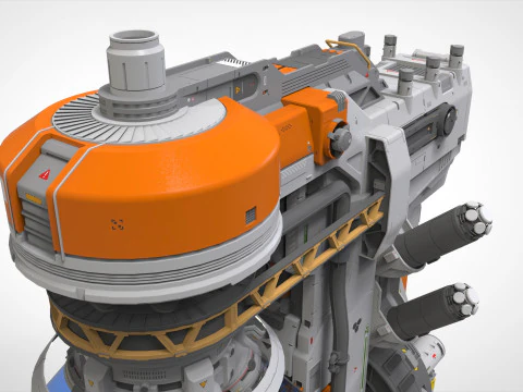 Sci-fi incubator 3D Model