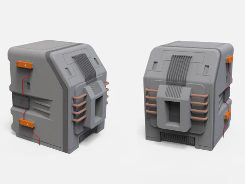 Kitbash de arquitetura de fic&ccedil;&atilde;o cient&iacute;fica 52 Modelo 3D