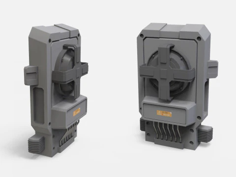 Kitbash de arquitetura de fic&ccedil;&atilde;o cient&iacute;fica 52 Modelo 3D